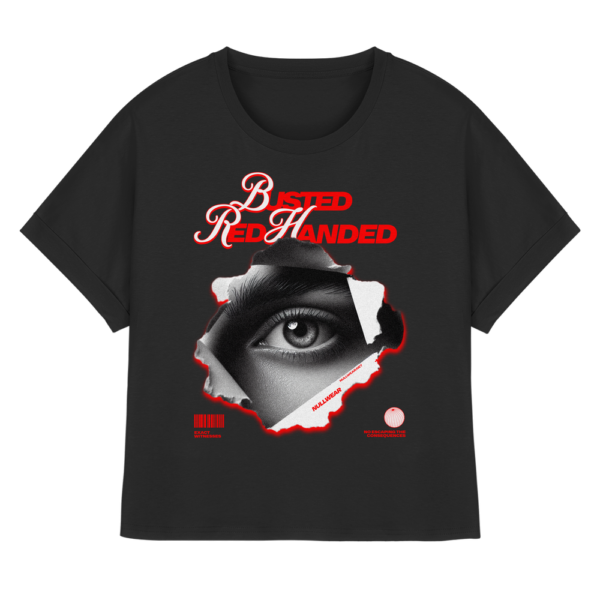 front-womens-organic-rolled-sleeves-t-shirt-black-437-df83-1000x-10.png Busted Red Handed Womens Organic Rolled Sleeves T-Shirt