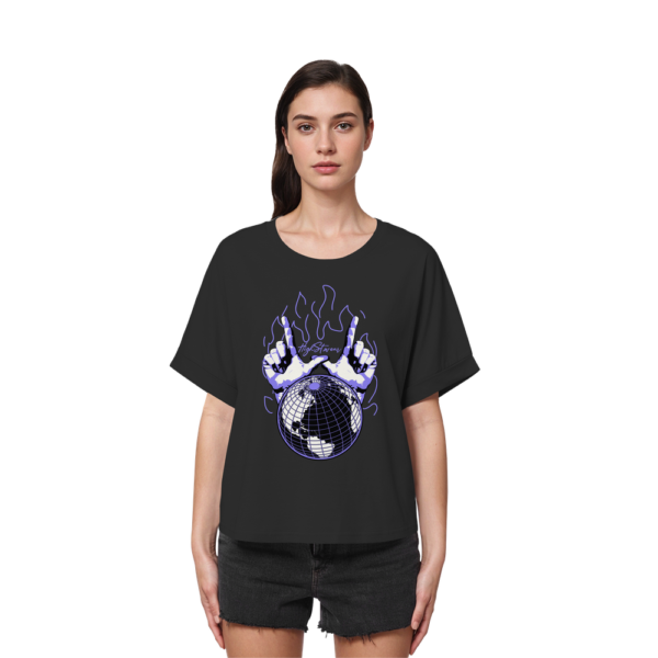 front-womens-organic-rolled-sleeves-t-shirt-black-553-d39e-1000x-3.png High Stature Womens Rolled Sleeves