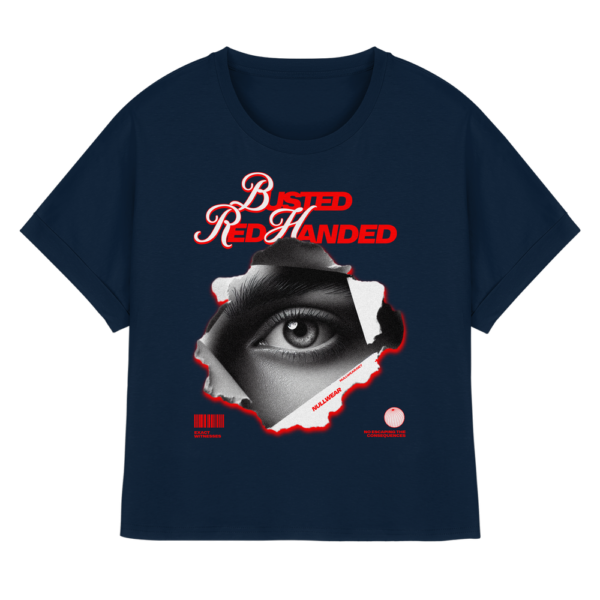 front-womens-organic-rolled-sleeves-t-shirt-french-navy-437-df83-1000x-10.png Busted Red Handed Womens Organic Rolled Sleeves T-Shirt